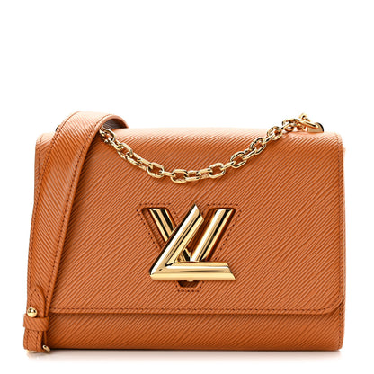 Louis Vuitton Epi Twist Shoulder Bag MM Gold Miel 1 of 11