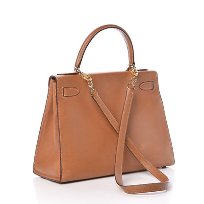 Hermes Courchevel Kelly Sellier 28 Gold 3 of 49