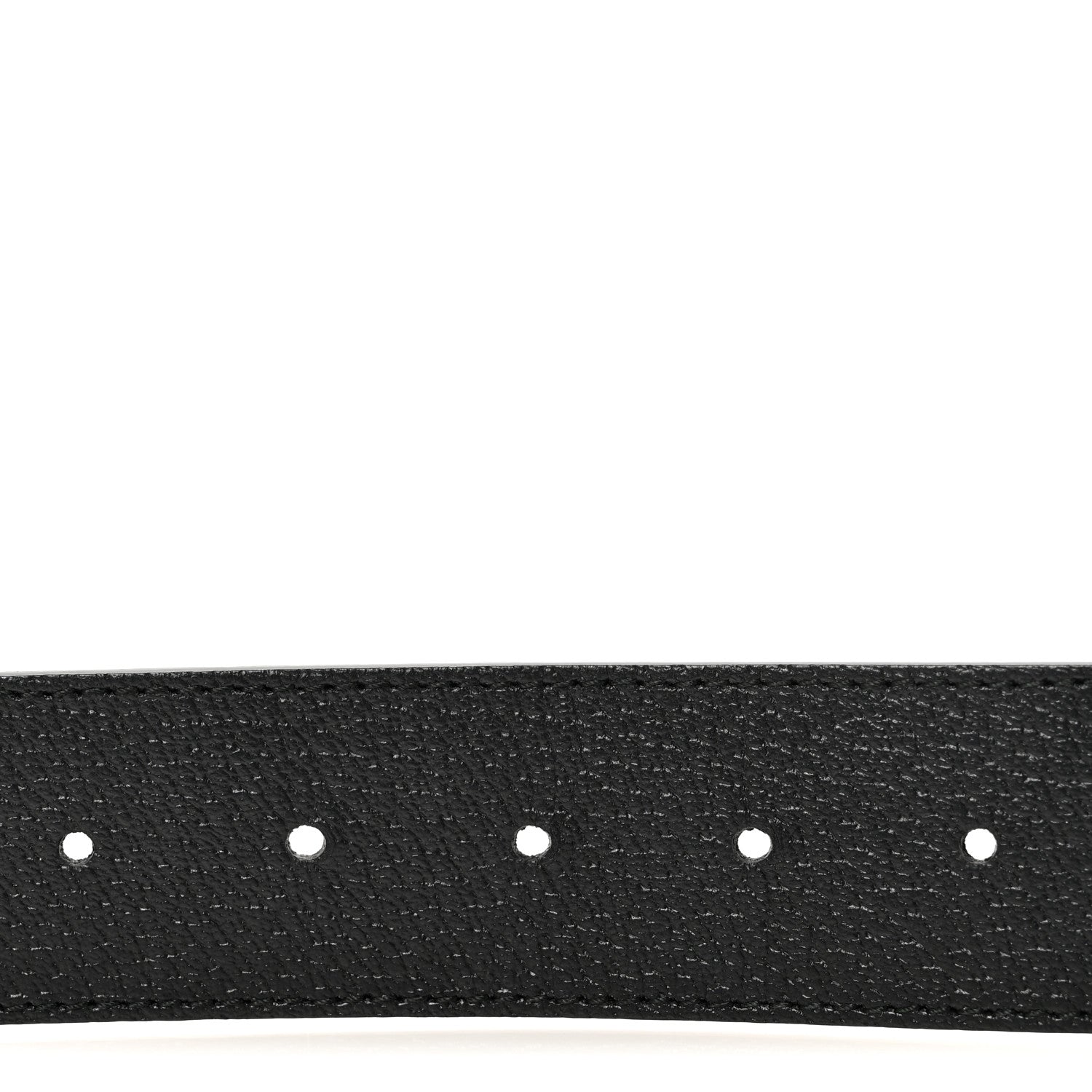 Gucci Textured Calfskin Double G 40mm Belt 80 32 Black 3 of 6