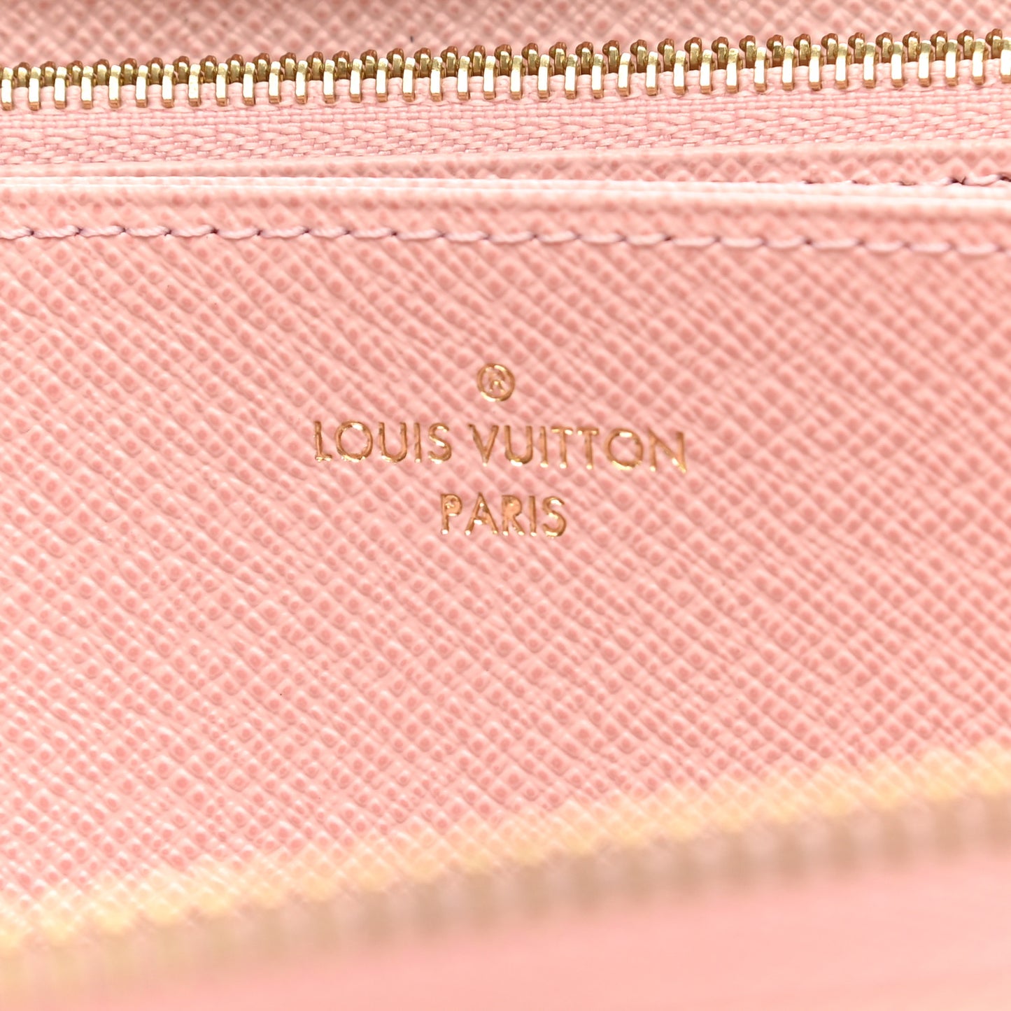 Damier Azur Zippy Wallet Rose Ballerine
