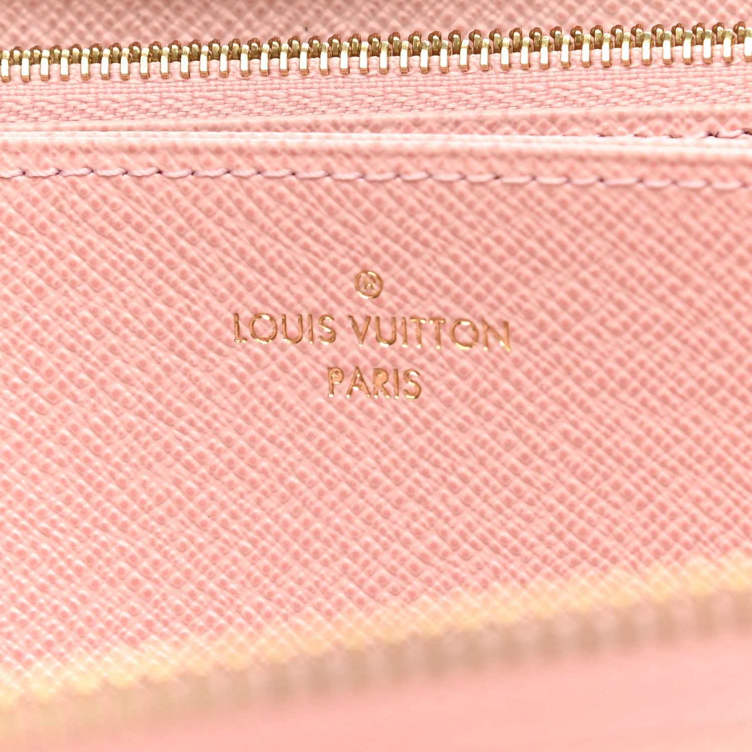 Louis Vuitton Damier Azur Zippy Wallet Rose Ballerine 5 of 9
