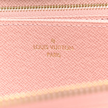 Louis Vuitton Damier Azur Zippy Wallet Rose Ballerine 5 of 9