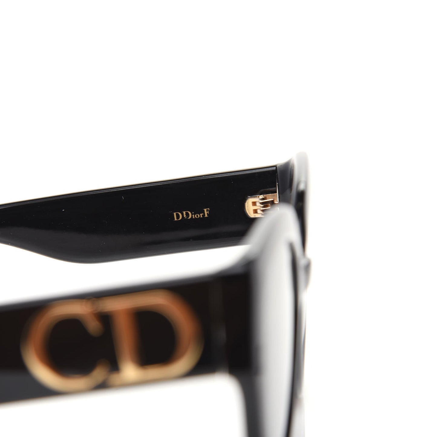 Acetate DDior Cat Eye Sunglasses Black