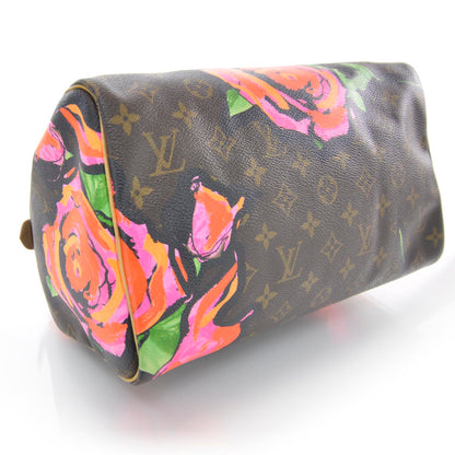 Louis Vuitton Monogram Roses Speedy 30 4 of 7
