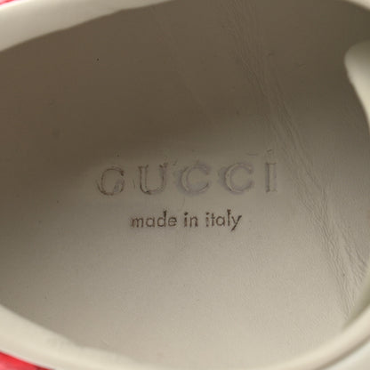 Gucci Calfskin Ayers Web Womens Ace Bow Lace Sneakers 37.5 White 7 of 13