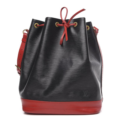 Louis Vuitton Epi Bi-Color Noe Castillan Red Black 1 of 15