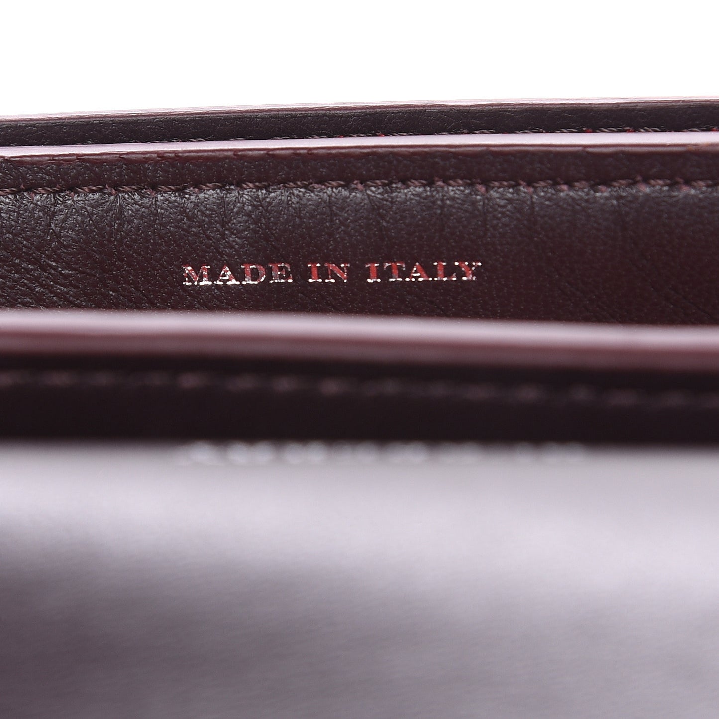 Goatskin Mini D-Ring Bag Bright Red