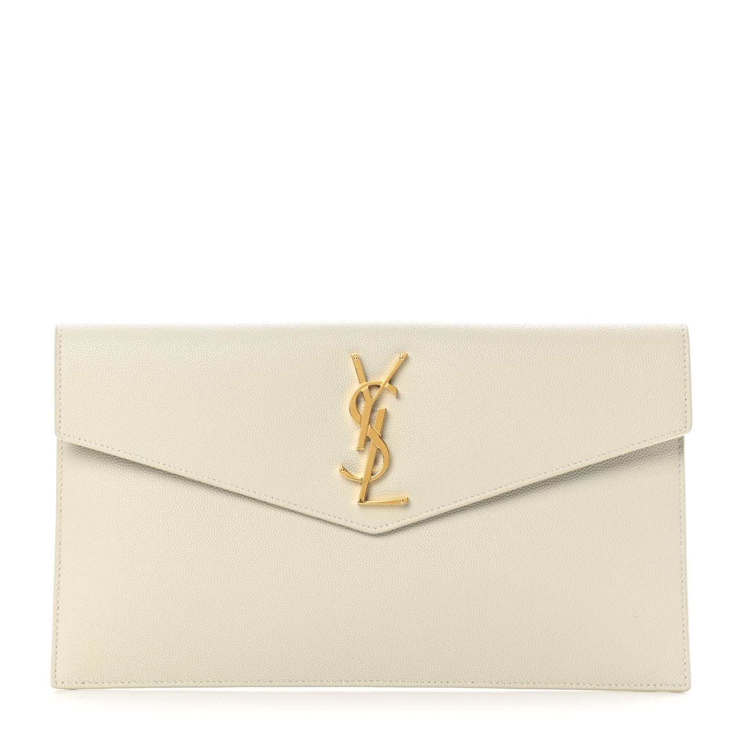 Saint Laurent Grain De Poudre Uptown Pouch Crema Soft 1 of 11