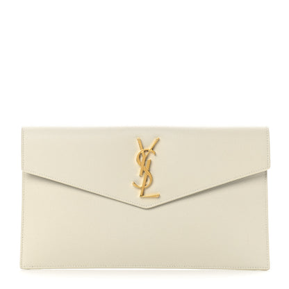 Saint Laurent Grain De Poudre Uptown Pouch Crema Soft 1 of 11