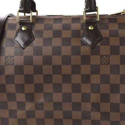 Louis Vuitton Damier Ebene Speedy Bandouliere 30 7 of 12