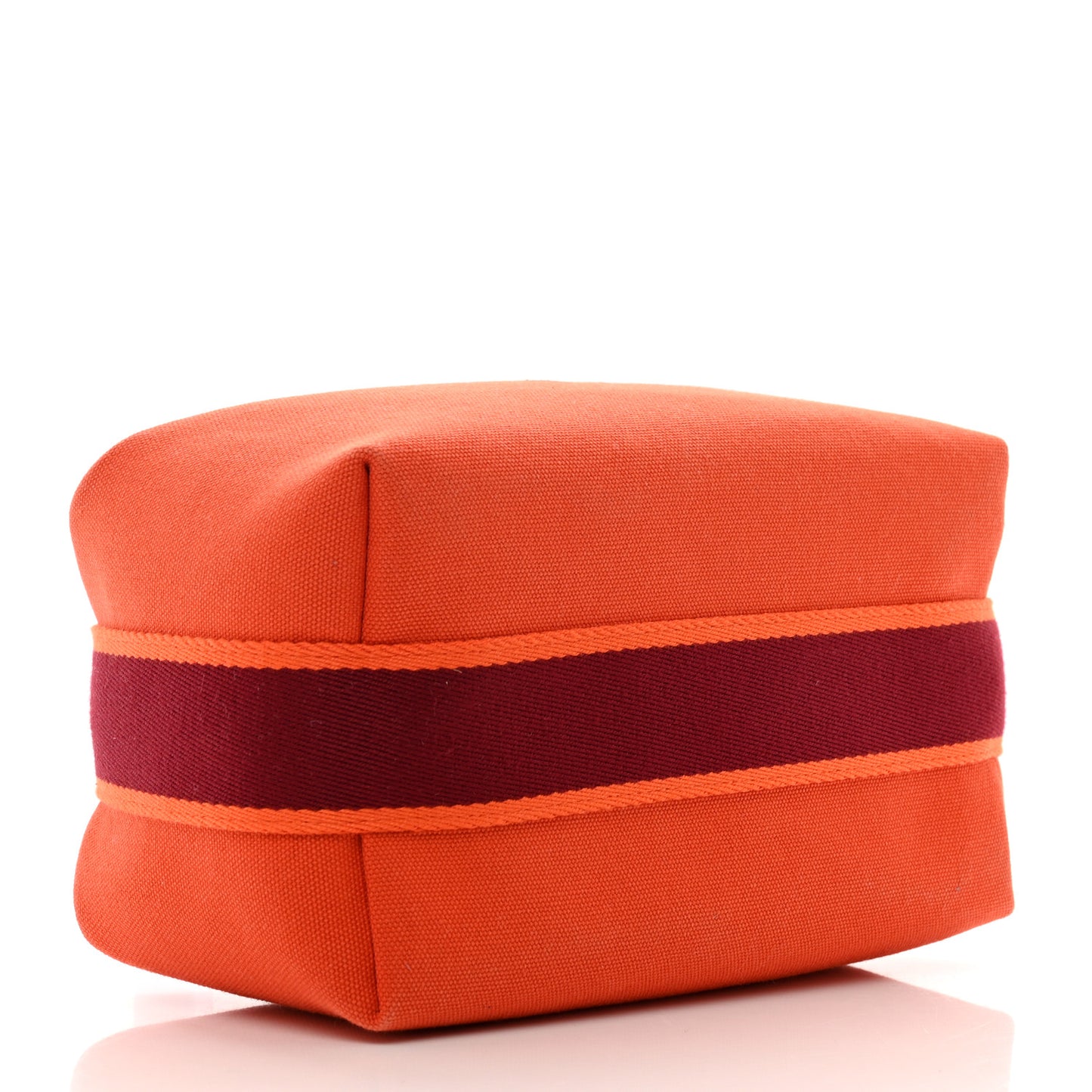 Canvas Small Bride-A-Brac Pouch Orange Burgundy