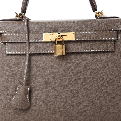 Hermes Epsom Kelly Sellier 28 Etoupe 7 of 10