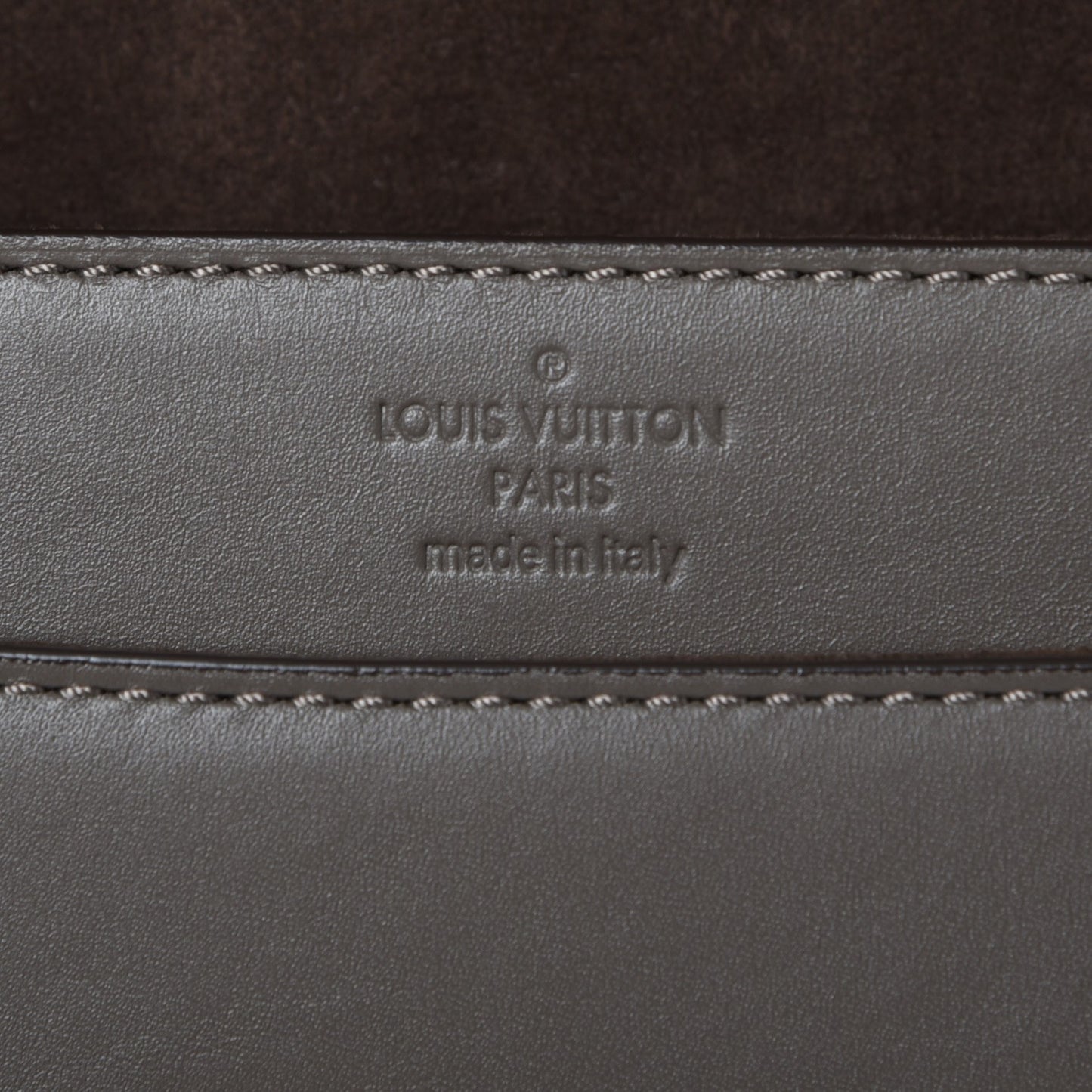 Calfskin Chain Louise MM Granit