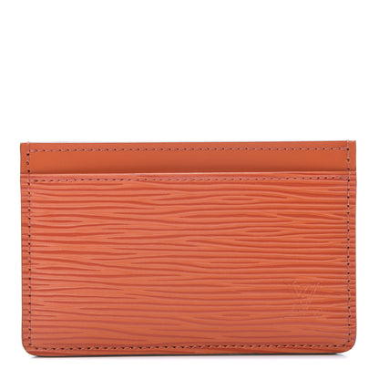 Louis Vuitton Epi Card Holder Piment 1 of 8