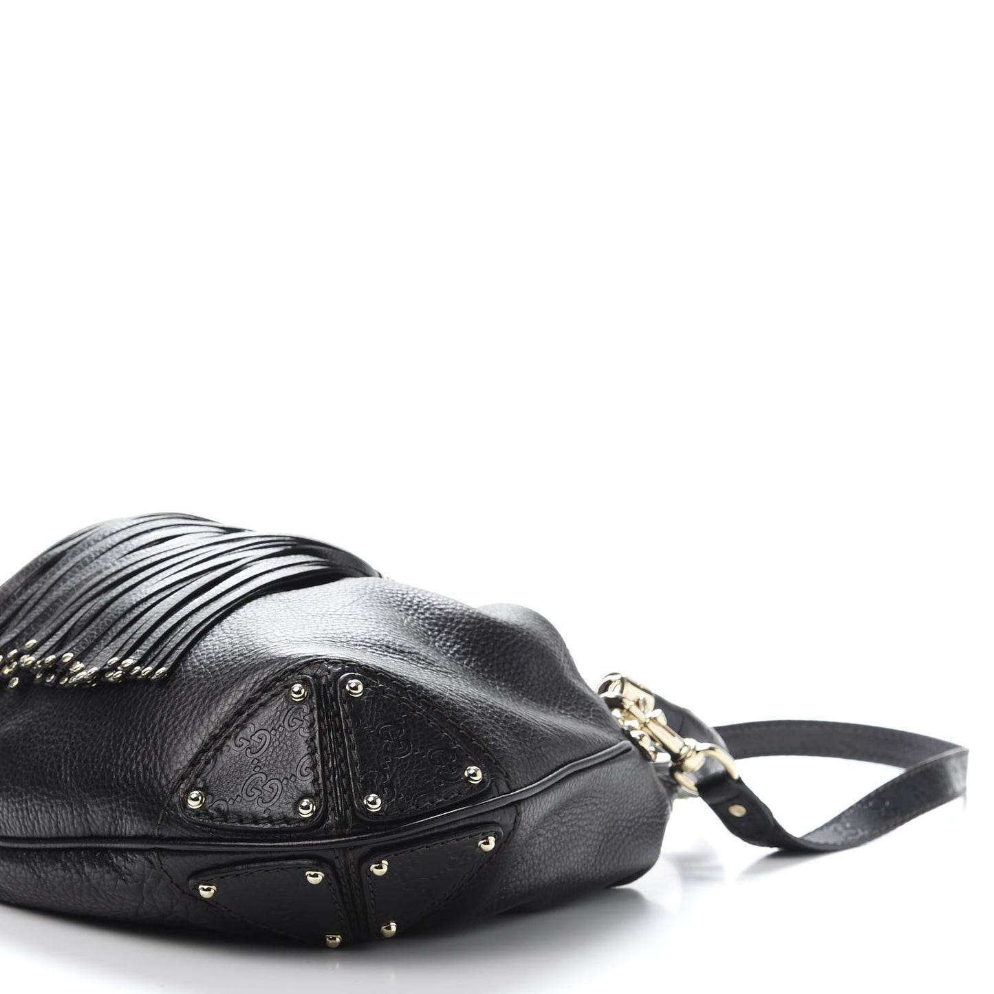 Calfskin Large Indy Top Handle Hobo Black