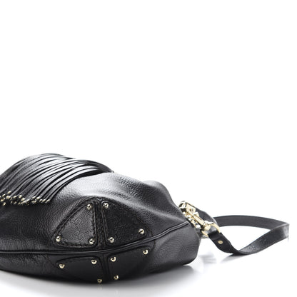 Gucci Calfskin Large Indy Top Handle Hobo Black 10 of 12