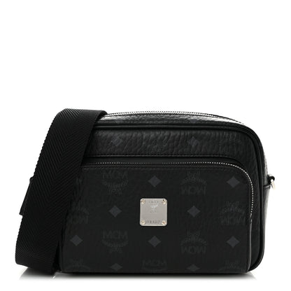 MCM Visetos Camera Crossbody Bag Black 1 of 11