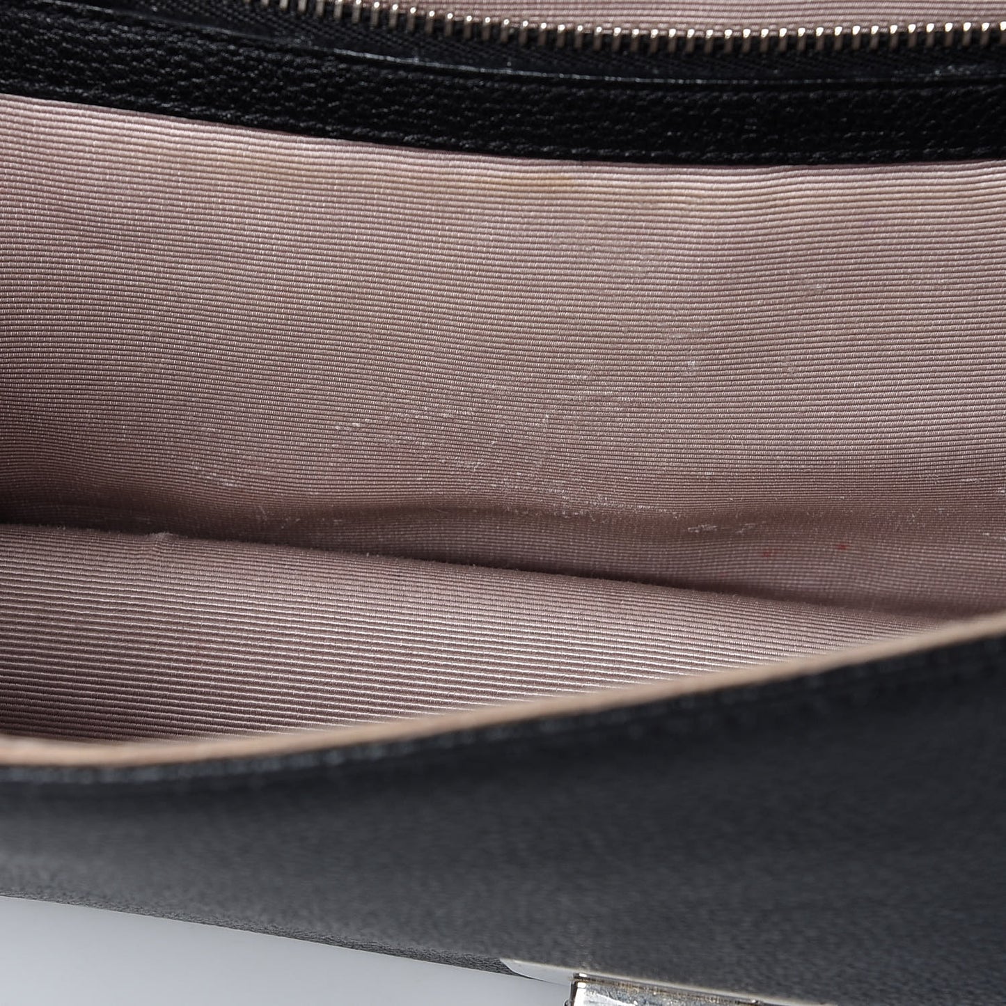 Grained Calfskin Medium Diorama Flap Bag Black