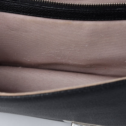 Christian Dior Grained Calfskin Medium Diorama Flap Bag Black 8 of 18