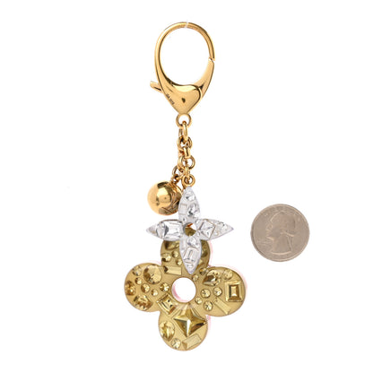 Louis Vuitton Resin Strass Glam Flower Bag Charm Multicolor 2 of 10