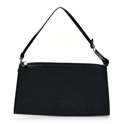 Louis Vuitton Epi Pochette Accessories 24 Black 1 of 8