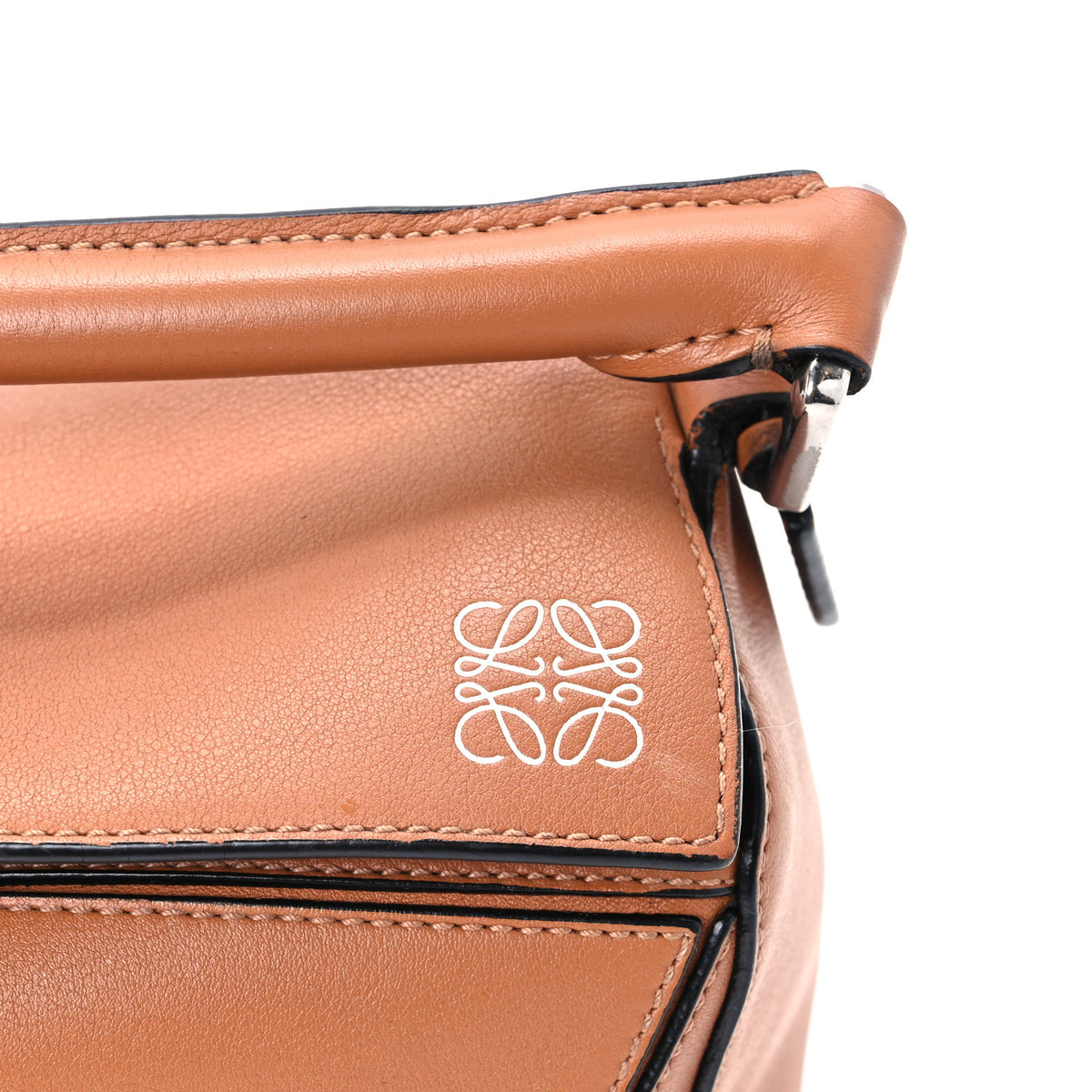 Loewe Calfskin Small Puzzle Bag Tan 8 of 11