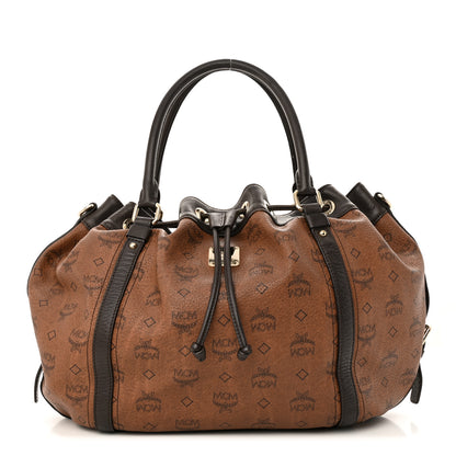 MCM Visetos Drawstring Shopper Cognac 1 of 21