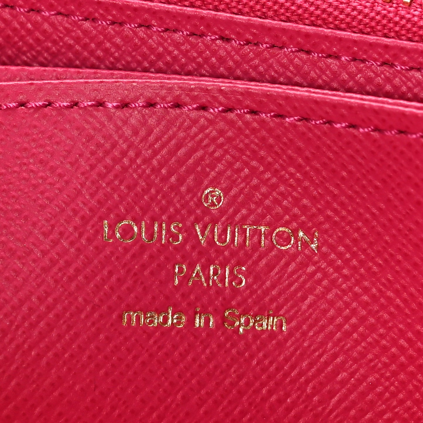 Monogram Travel Stickers Zippy Wallet