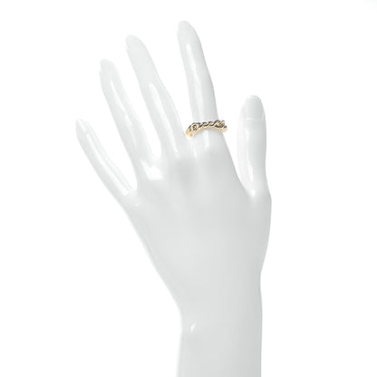 David Yurman 18K Yellow Gold 5mm Continuance Ring 54 7 2 of 4