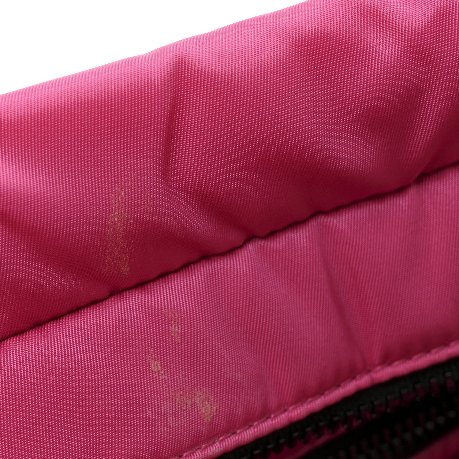 Prada Tessuto Nylon Soft Padded Shopping Tote Fuxia 11 of 14