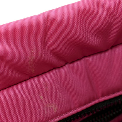 Prada Tessuto Nylon Soft Padded Shopping Tote Fuxia 11 of 14