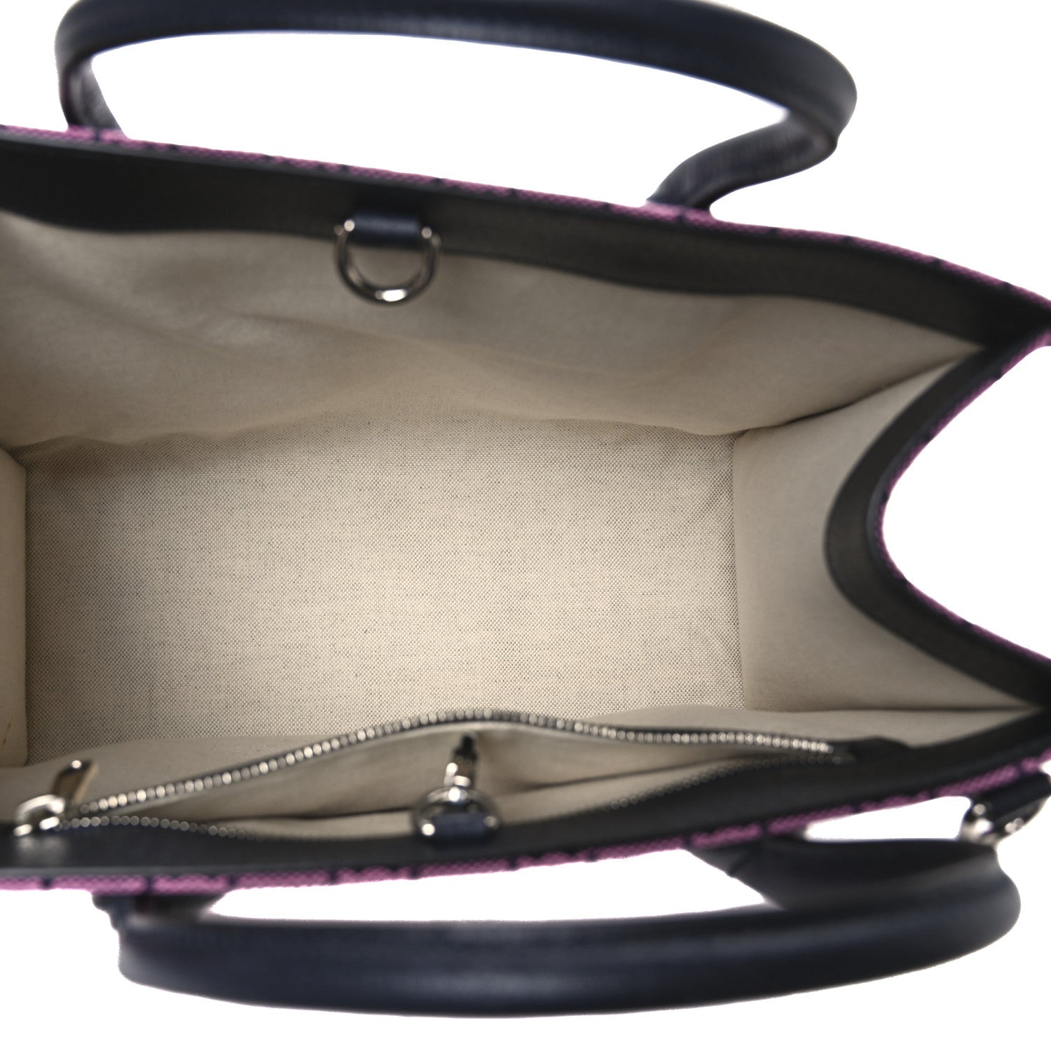 Gucci Monogram Multicolor Textured Dollar Calfskin Small Retro Interlocking G Tote Bag Pink Blue 4 of 12