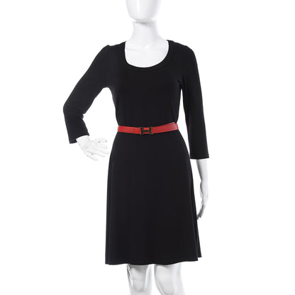 Hermes Epsom Swift 24mm Constance Belt 90 Rouge Casaque Black 2 of 7