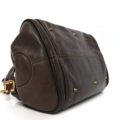 Chloe Calfskin Medium Paddington Satchel Chocolate 9 of 10