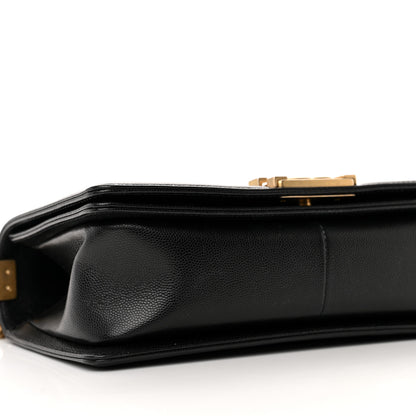 Chanel Caviar Quilted Medium Boy Flap Black 9 of 12