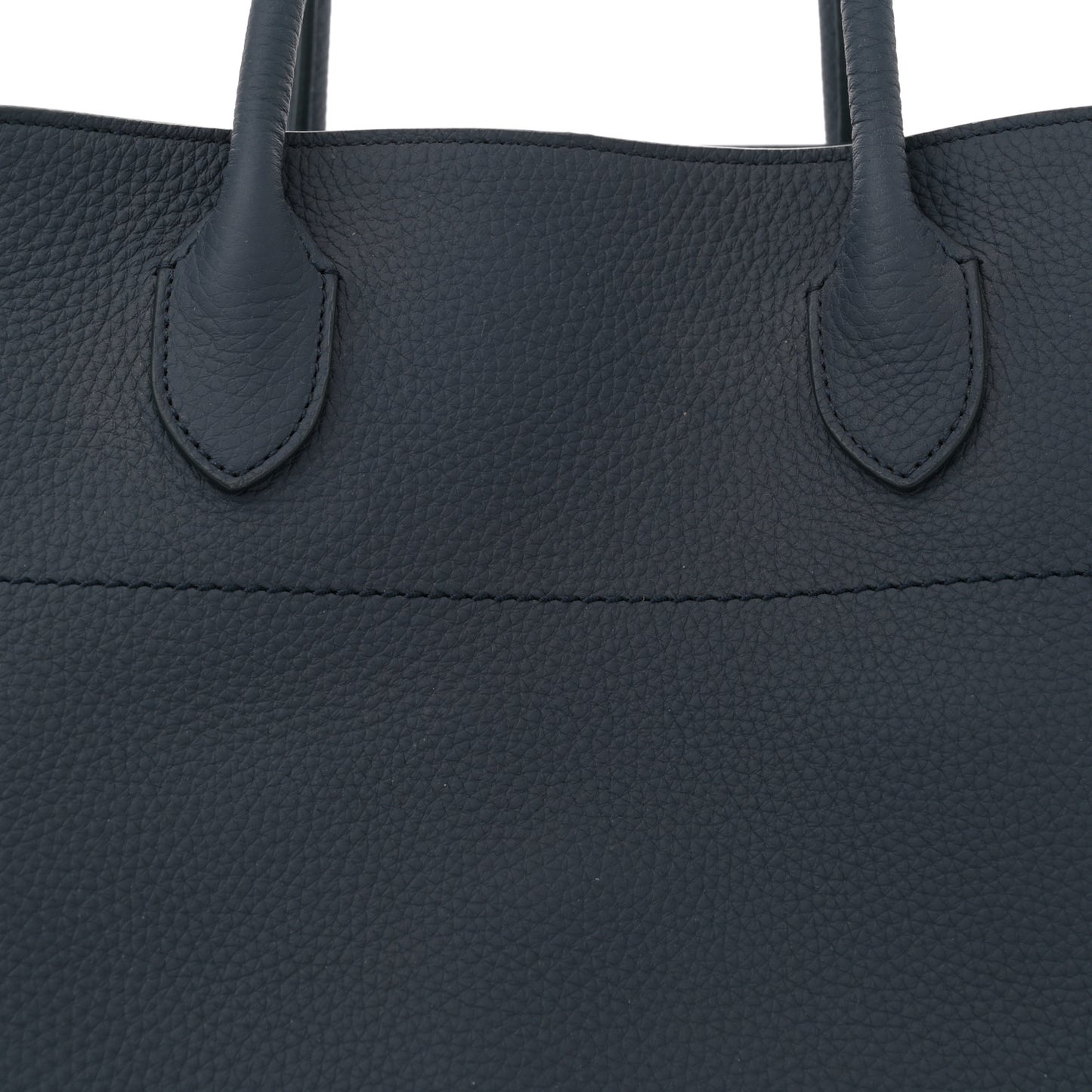 Matte Grained Calfskin Soft Margaux 15 Indigo