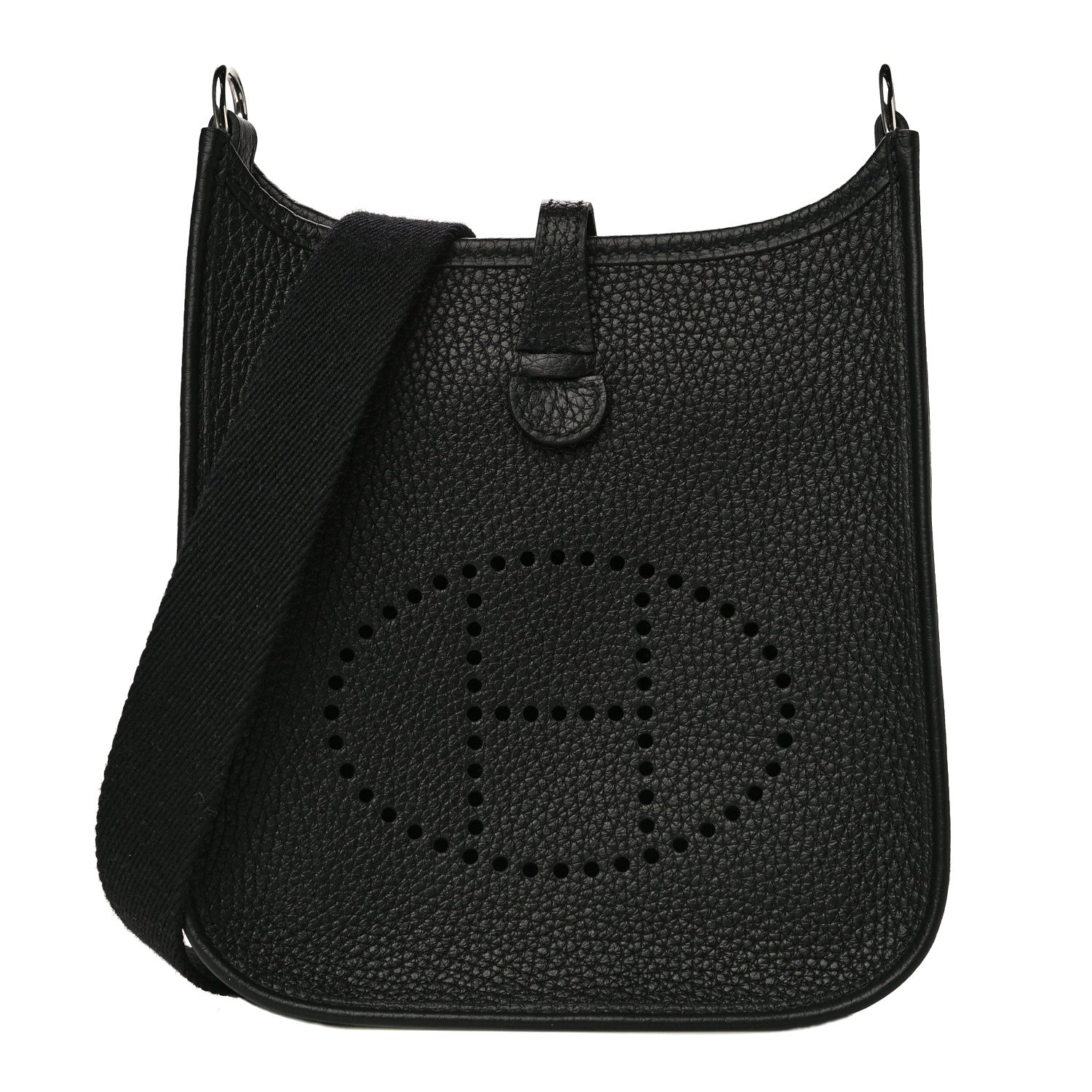 Hermes Taurillon Clemence Evelyne TPM Black 1 of 11