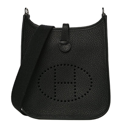 Hermes Taurillon Clemence Evelyne TPM Black 1 of 11