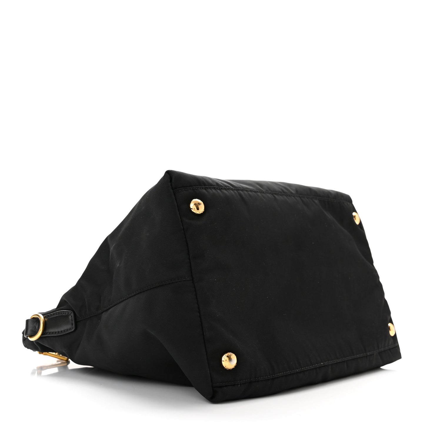 Tessuto Nylon Saffiano Tote Black