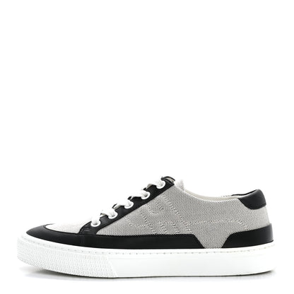 Hermes Canvas Calfskin Deep Sneakers 36 Prunoir Black 1 of 10