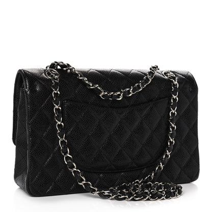 Chanel Caviar Quilted Medium Double Flap Black 2 of 10