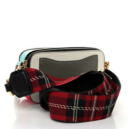 Marc Jacobs Saffiano Small Snapshot Camera Bag Porcelain Multi 3 of 12