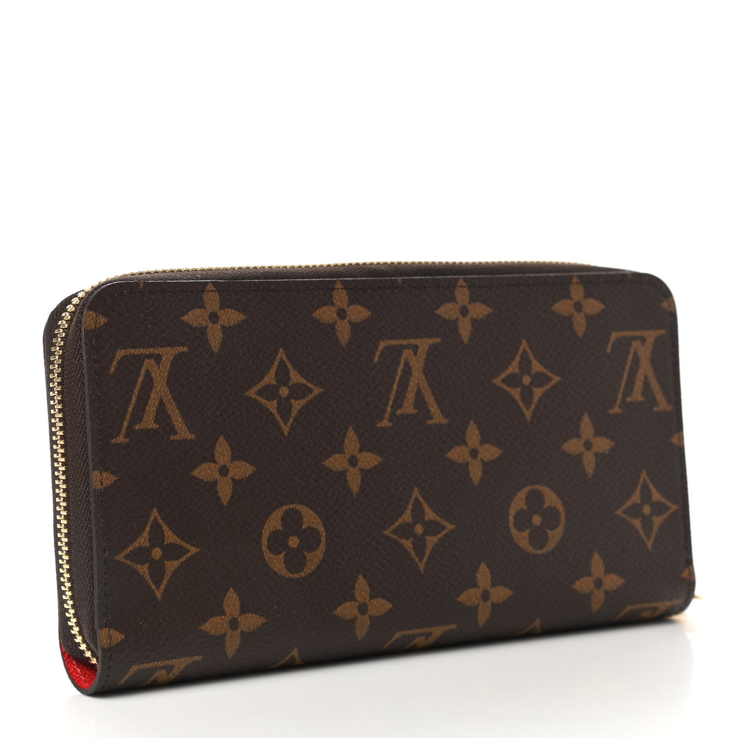 Monogram Zippy Wallet Coquelicot