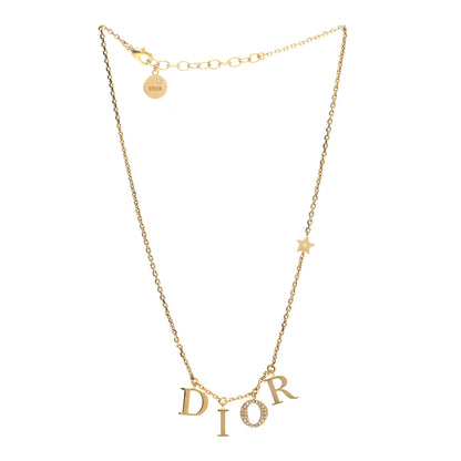 Christian Dior Crystal Dio(r)evolution Necklace Gold 3 of 4