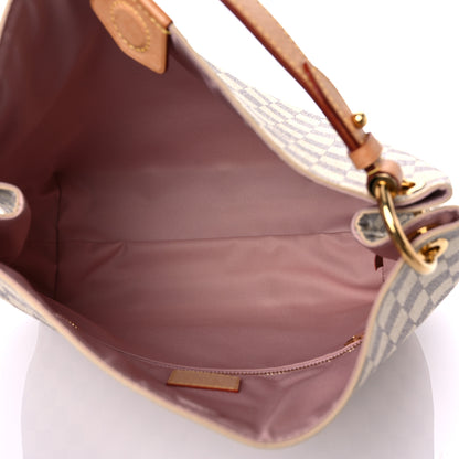 Louis Vuitton Damier Azur Graceful PM Rose Ballerine 5 of 14