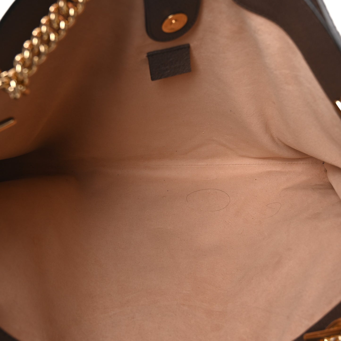 GG Supreme Monogram Large Rajah Chain Tote Beige New Acero