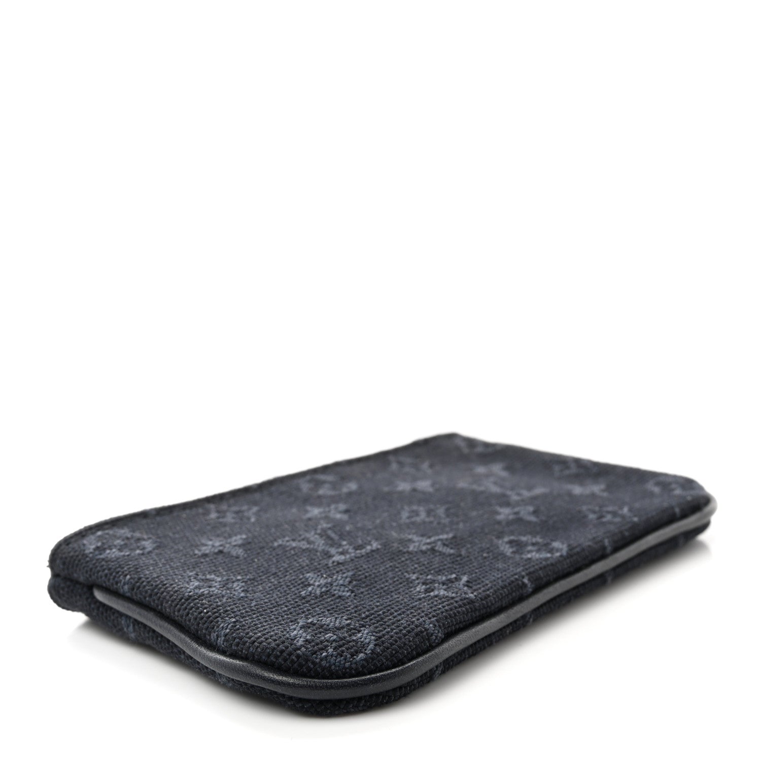 Louis Vuitton Mini Lin Key Pouch Blue 4 of 7