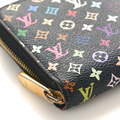 Louis Vuitton Monogram Multicolor Zippy Wallet Black Grenade 7 of 9