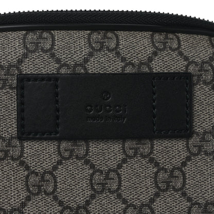 Gucci GG Supreme Monogram Web Belt Bag Black 9 of 9