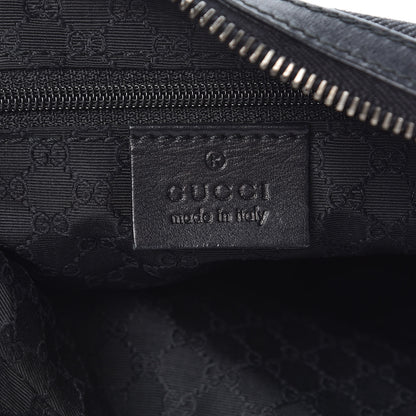 Gucci Denim Web Small Clasp Hobo Black 6 of 11